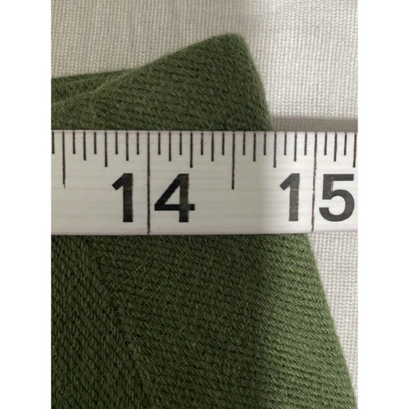 Belle By Kim Gravel Women’s Embroidered Jeans Cuffed Ankle Green Pants Size 12 - Picture 3 of 9